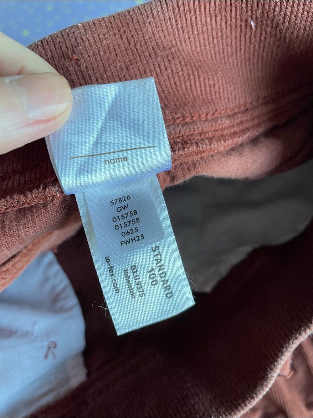 Hanna Andersson Rust Colored Corduroy Pants Size 5 - Picture 4 of 4